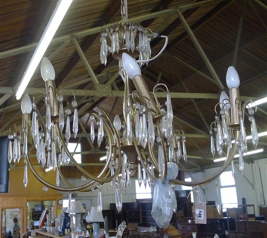 French lustre drop ceiling light